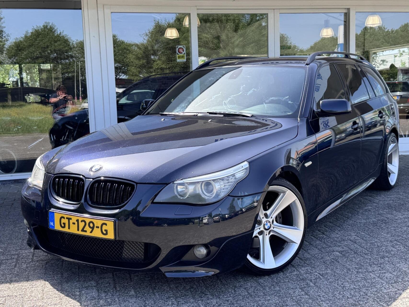 BMW 530D Touring,300pk M-Pakket,Handbak,Sportstoelen,Leder,X, Auto's, BMW, Gebruikt, Zwart, 2993 cc, 2000 kg
