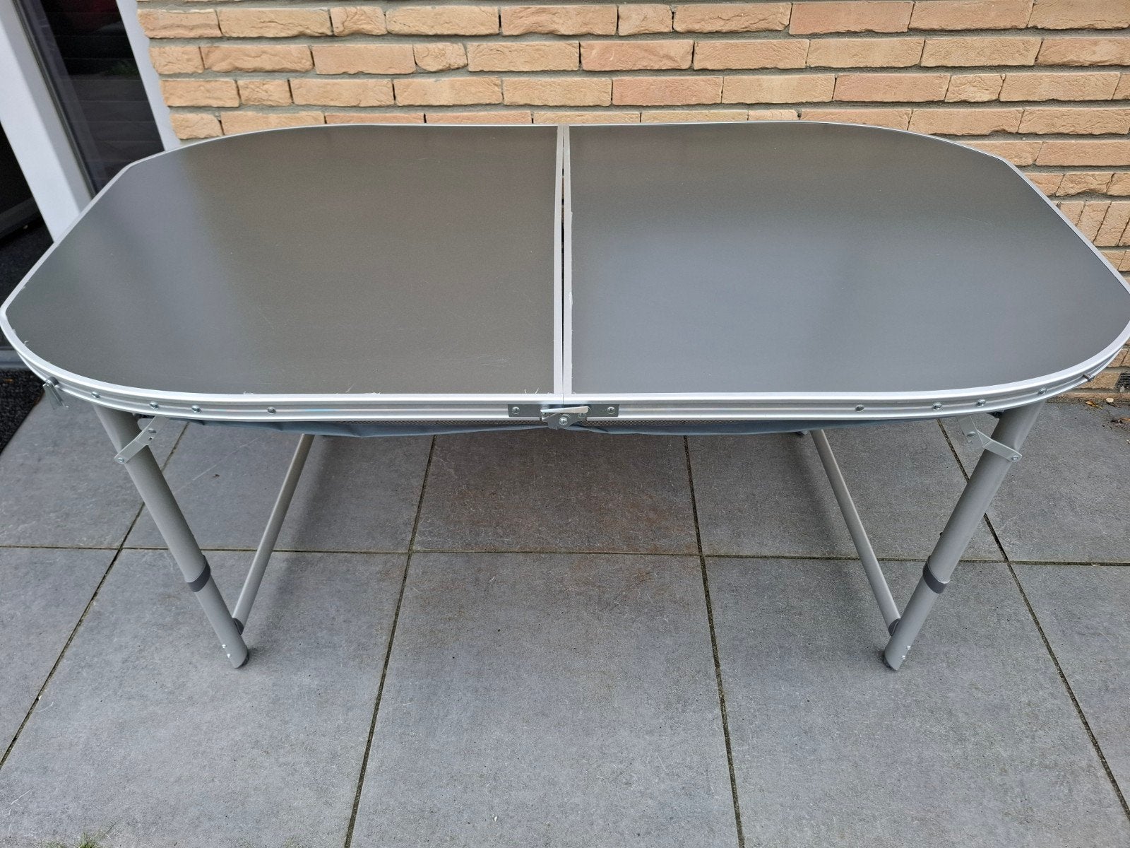 Obelink Cyprus campingtafel 80 bij 150 cm, Caravans en Kamperen, Kampeermeubelen, Ophalen, Gebruikt, Campingtafel