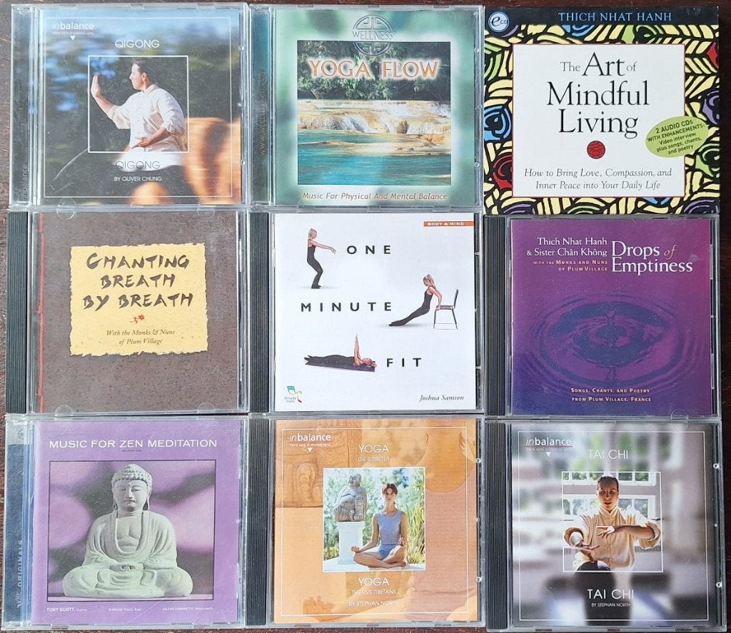 Collectie 9 CD's - Yoga, Meditatie, Mindfulness, Ophalen of Verzenden, Zo goed als nieuw