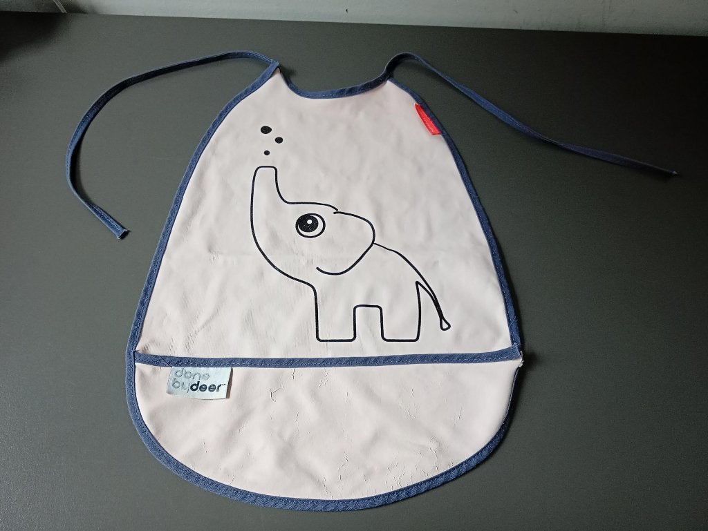 Done byDeer slab met olifant print roze blauw, Ophalen of Verzenden, Gebruikt, Meisje