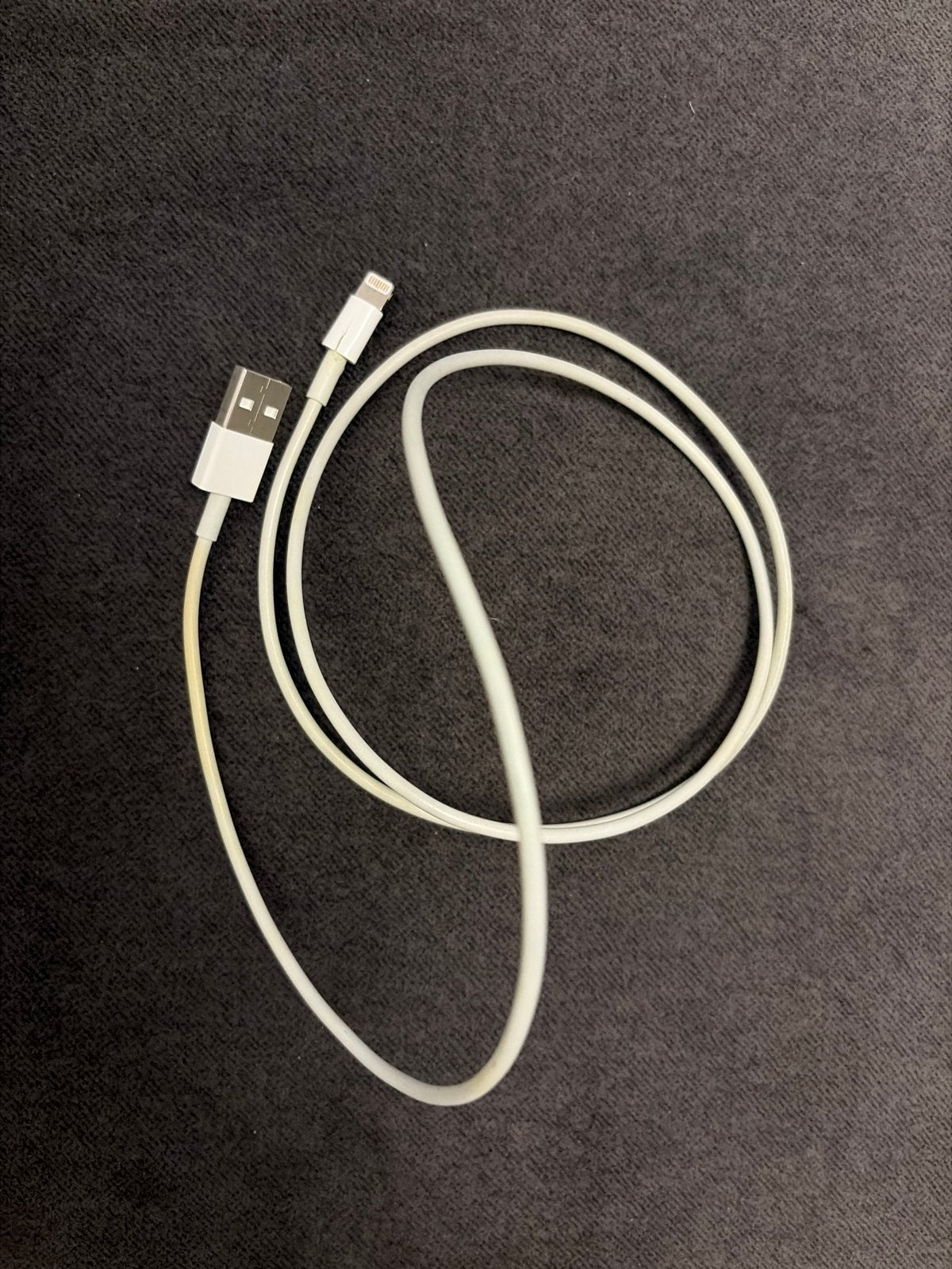Apple Lightning naar USB-kabel (1m), Ophalen of Verzenden, Gebruikt, Snoer of kabel, Apple