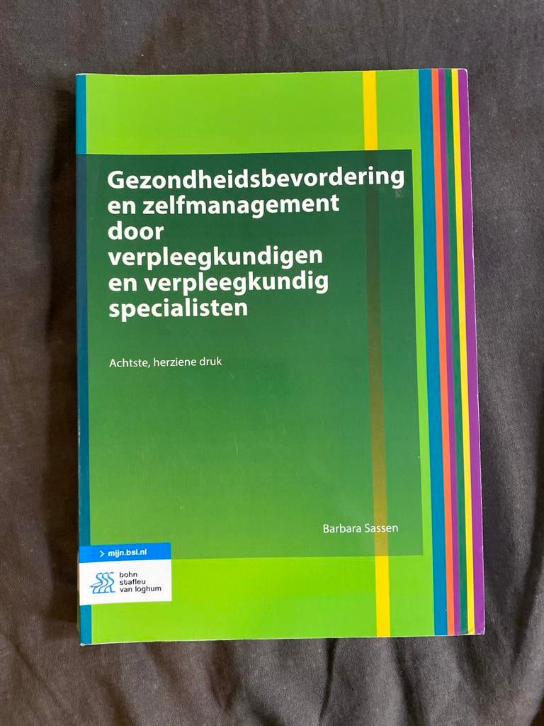 Gezondheidsbevordering en zelfmanagement - Barbara Sassen, Ophalen of Verzenden, Gamma, Zo goed als nieuw, HBO