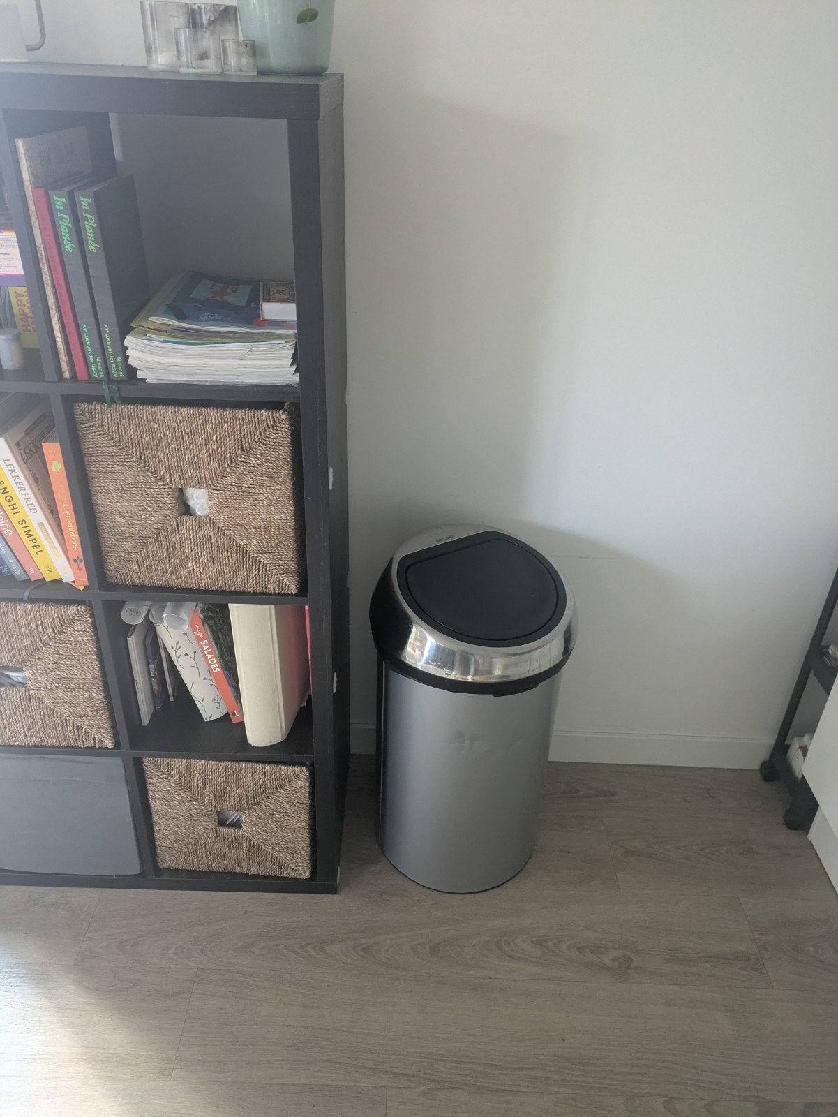 GRATIS Brabantia Touc Bin 60L prullenbak, 40 liter of meer, Ophalen, Gebruikt, 50 tot 75 cm