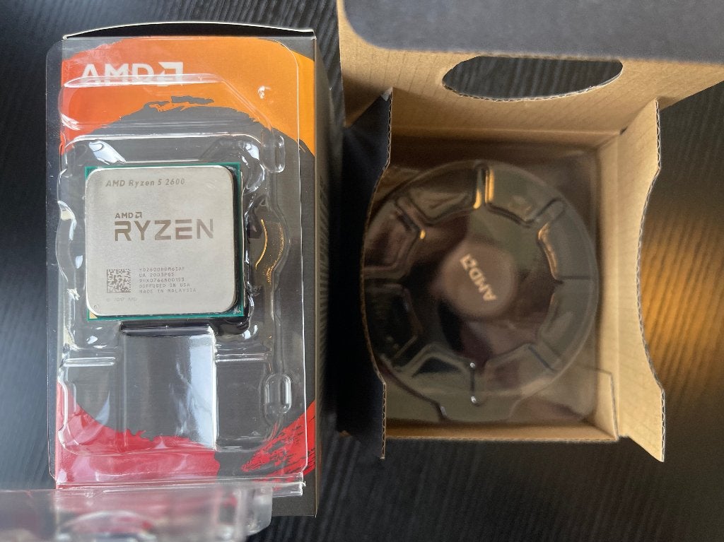 AMD Ryzen 5 2600 Processor + Originele Wraith Stealth Koeler, Computers en Software, Processors, 6-core, Gebruikt, Socket AM4