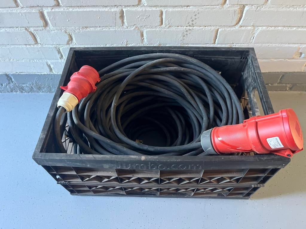 Krachtstroom kabel 16A 5G 2.5mm, Ophalen of Verzenden, Zo goed als nieuw, Kabel of Snoer