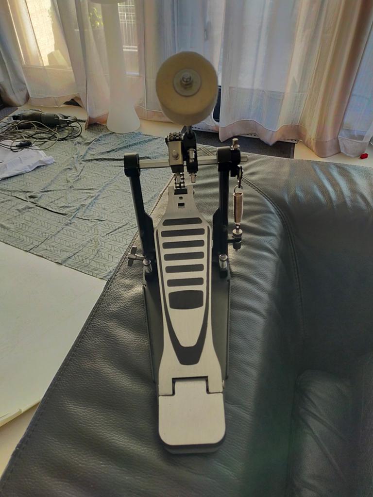 Bass drum pedaal, dubbele ketting, nieuw!, Ophalen of Verzenden, Drums of Percussie