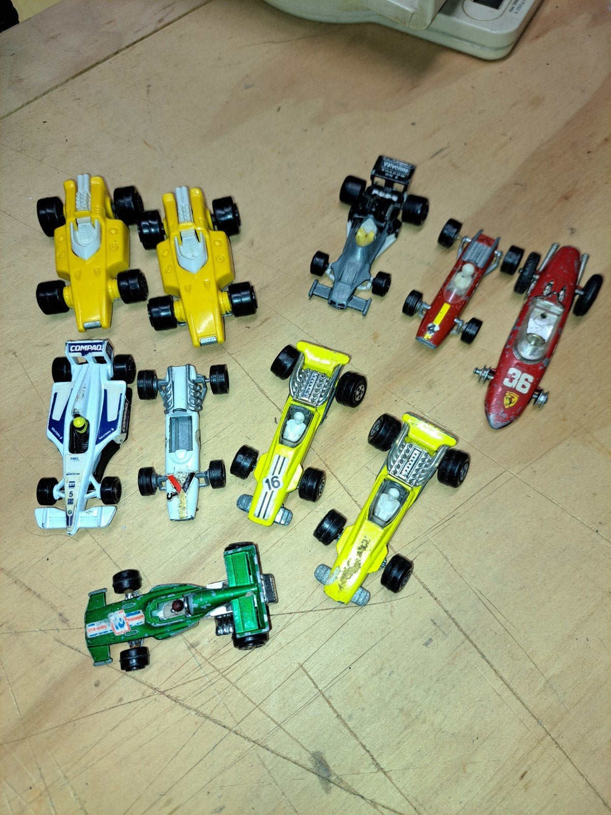Vintage Miniatuur Raceauto's Jaren '60 - Diverse Merken, Overige merken, Gebruikt, 1:50 of kleiner, Auto