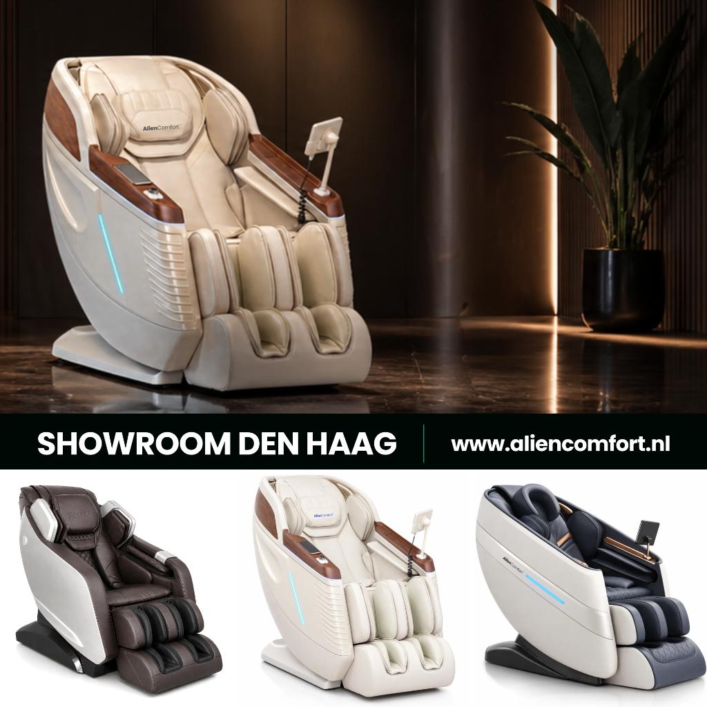 DE BESTE MASSAGESTOELEN - 10/10 - SHOWROOM + ONLINE, Ophalen of Verzenden, Nieuw, Massagestoel of Kussen