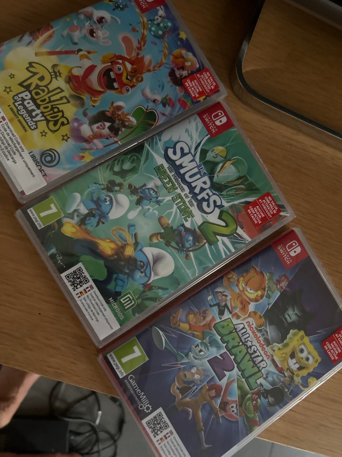 3 nieuwe Nintendo Switch games geseald: Rabbids, Smurfs, All, Avontuur en Actie, Nieuw, Ophalen of Verzenden, 3 spelers of meer