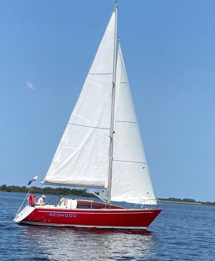 Zeilboot 9.50m te koop, Watersport en Boten, Kajuitzeilboten en Zeiljachten, Gebruikt, Binnenboordmotor, Tourjacht of cruiser