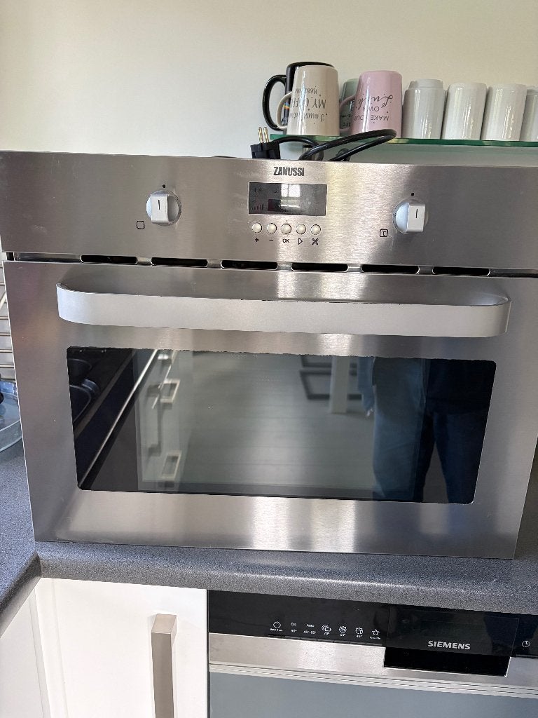 Zanussi Combi magnetron oven, Witgoed en Apparatuur, Ophalen, 45 tot 50 cm, Zanussi, Inbouw
