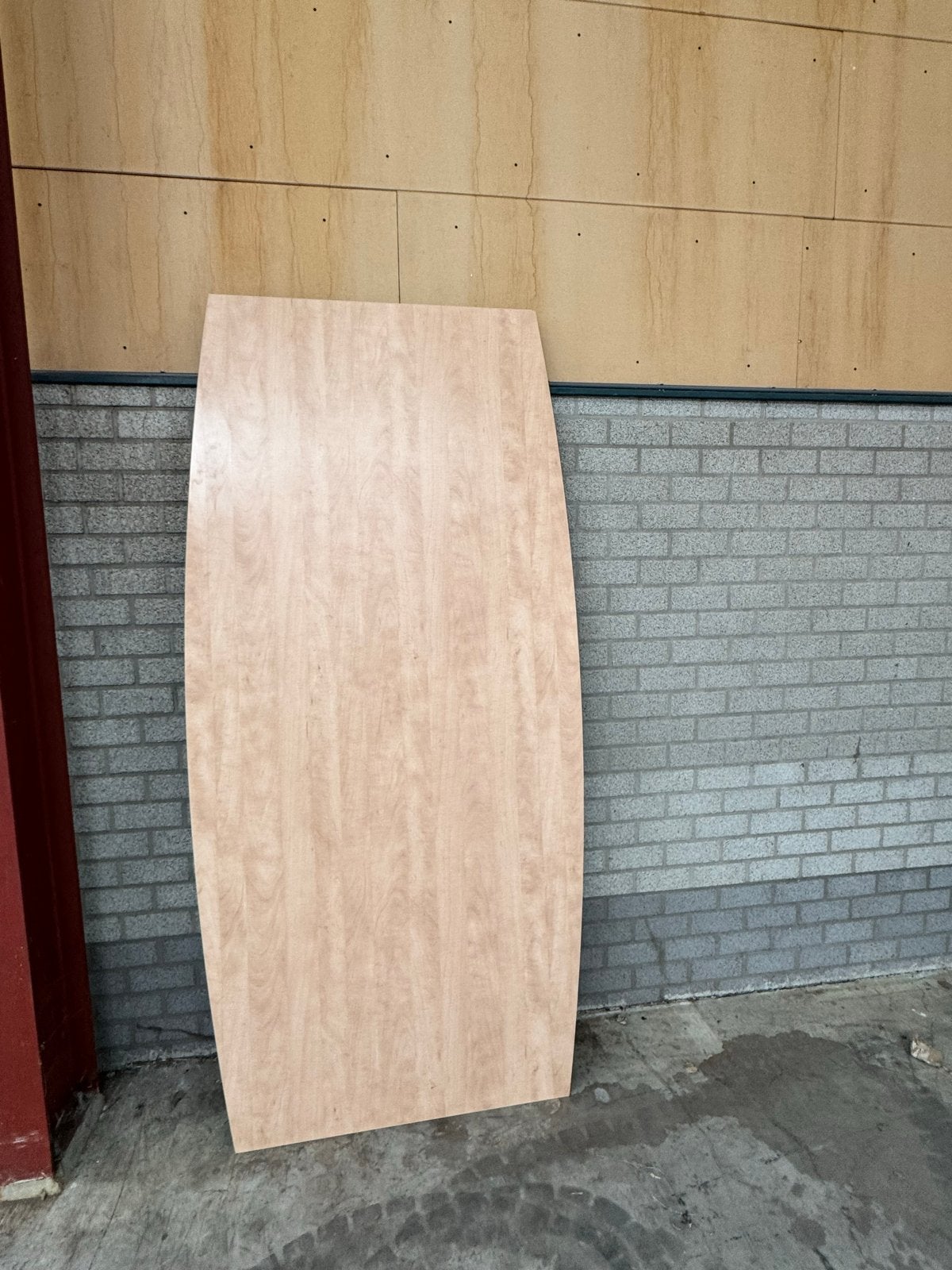 Vergadertafel/eettafel, afm. 250 x 120/100 cm, Gebruikt, 100 tot 150 cm, 200 cm of meer, Ophalen of Verzenden