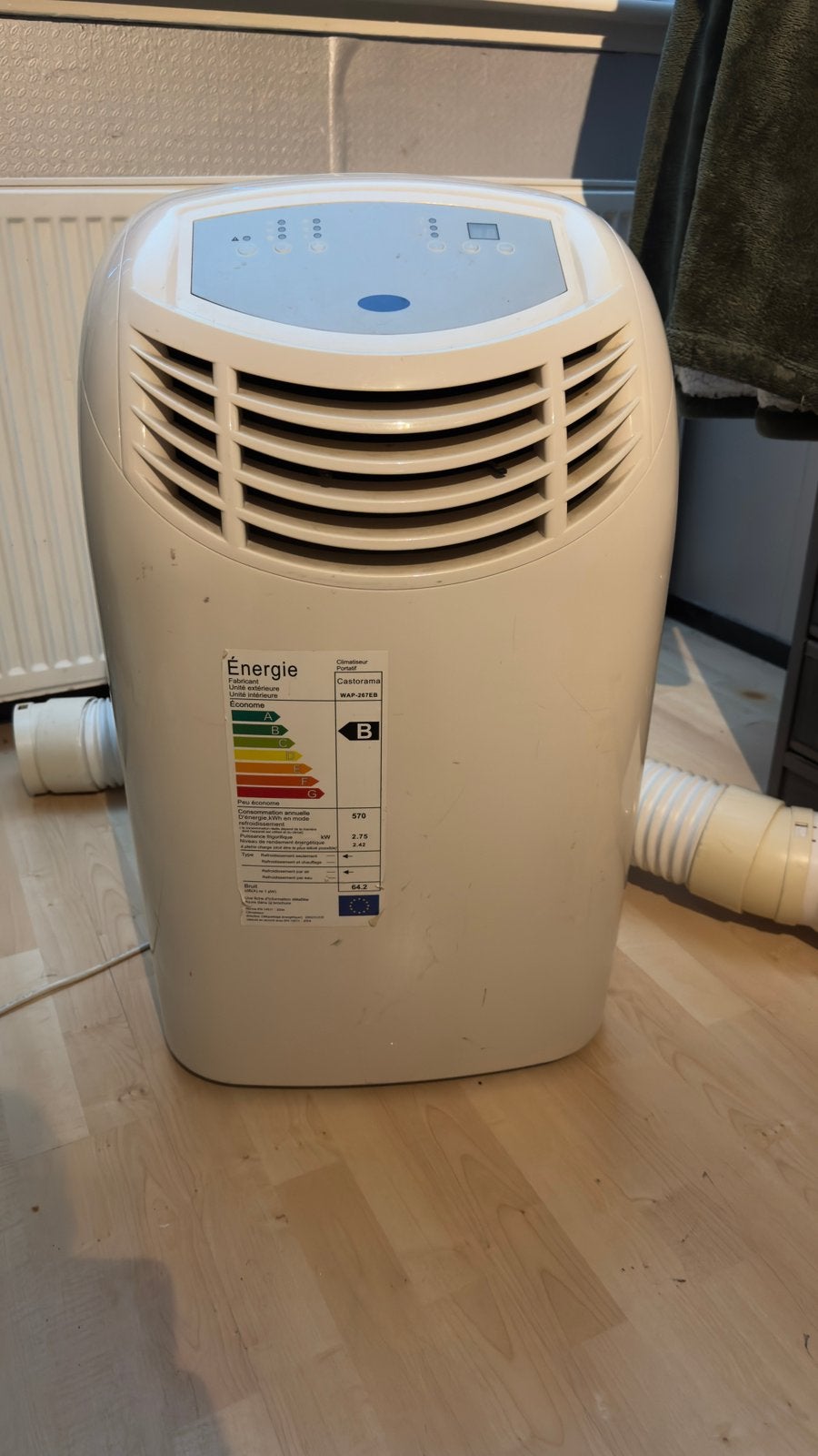 Mobiele airco Castorama, Witgoed en Apparatuur, Ophalen, Gebruikt, Minder dan 60 m³, Timer