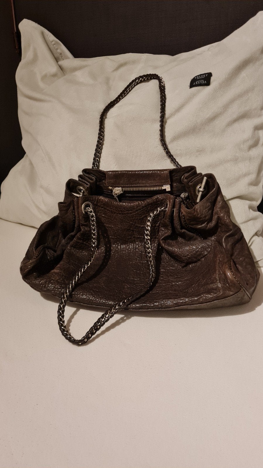 Gambini Italiaanse Design Leren Handtas, Ophalen of Verzenden