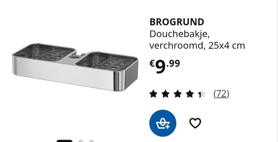 brogrund douchebakje nieuw, Ophalen, Nieuw, Wit, Douche-accessoire