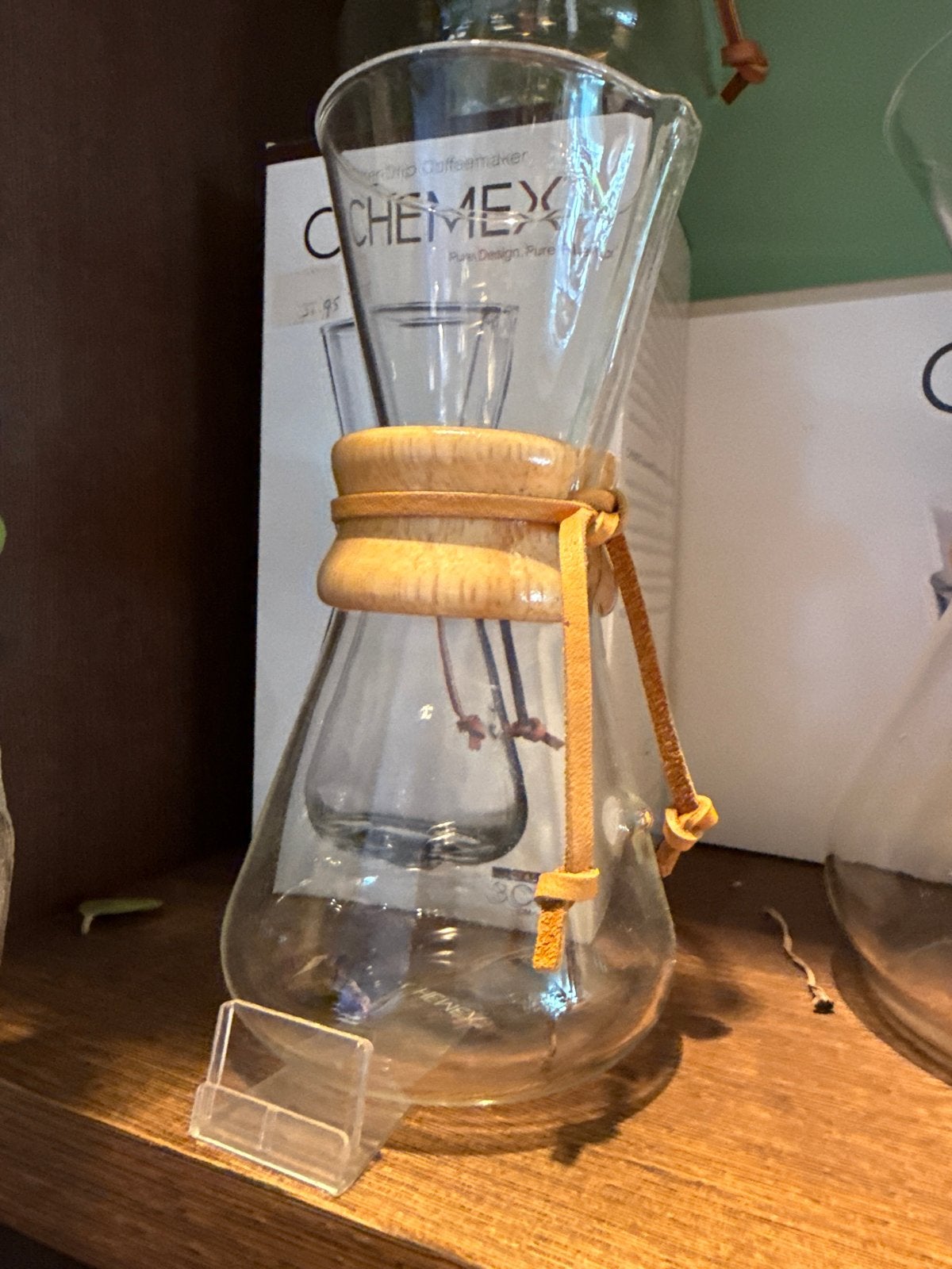 Chemex Filter-Drip Koffiemaker - Klassiek 3-kops, Koffiemachine, Gemalen koffie, Ophalen of Verzenden, Zo goed als nieuw