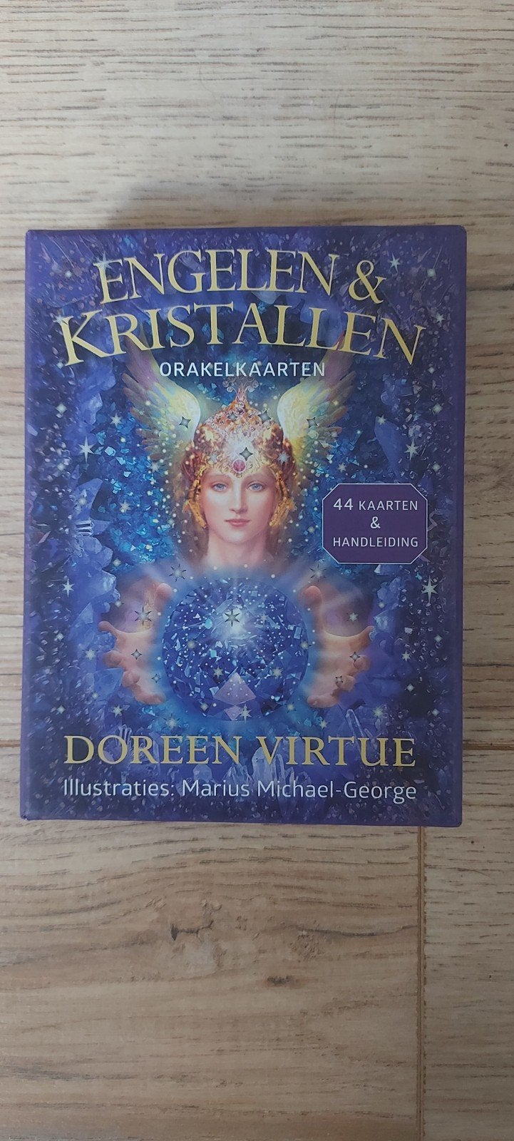 Engelen & Kristallen Orakelkaarten - Doreen Virtue, Tarot of Kaarten leggen, Overige typen, Ophalen of Verzenden, Zo goed als nieuw