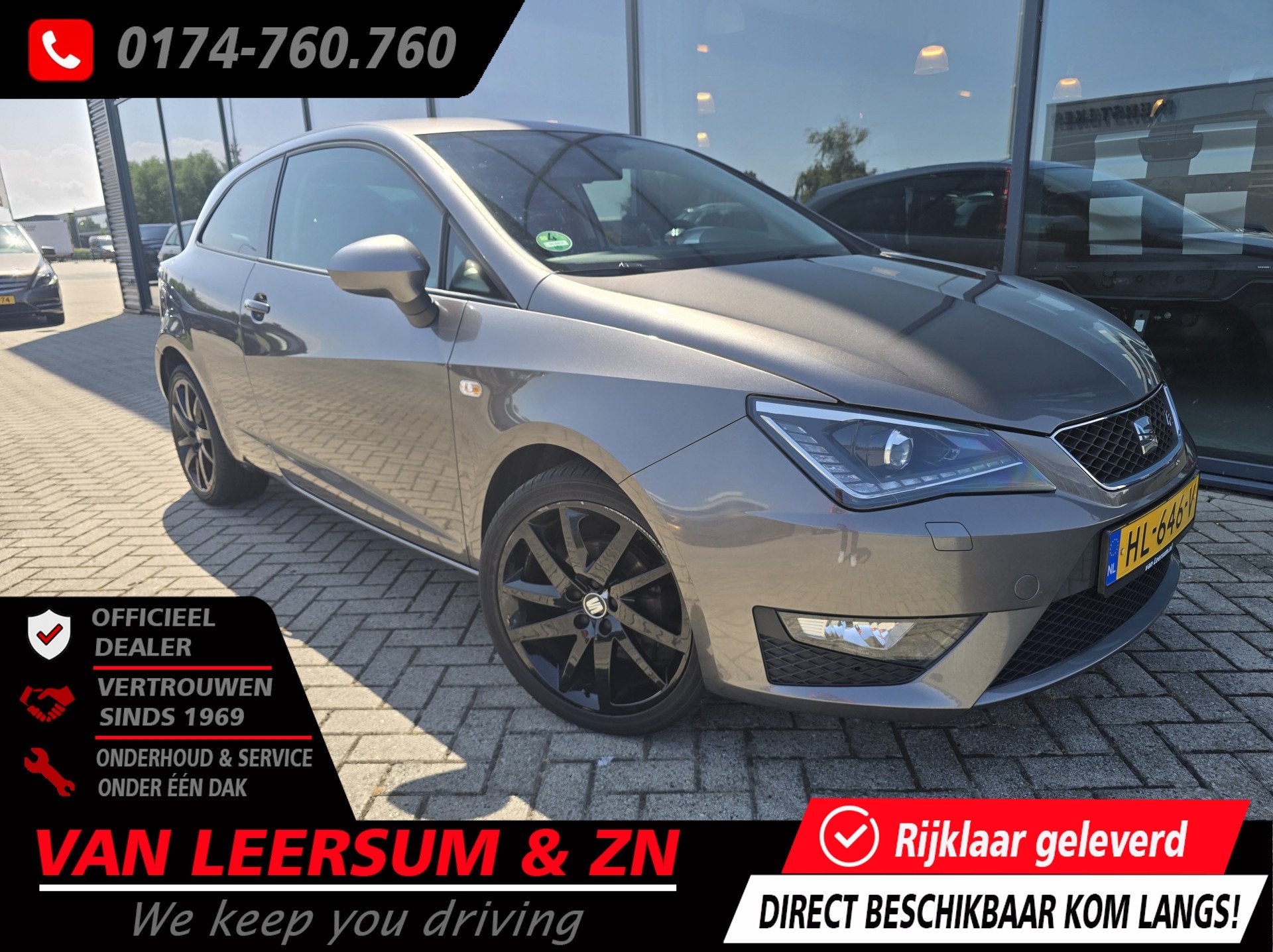 SEAT Ibiza SC 1.2 TSI FR Dynamic Bi-Xenon 17 lichtmetaal cru, Auto's, Voorwielaandrijving, Euro 5, 995 kg, Ibiza
