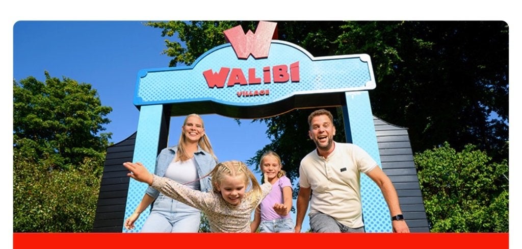 Walibi 4 tickets, Tickets en Kaartjes, Twee personen, Ticket of Toegangskaart