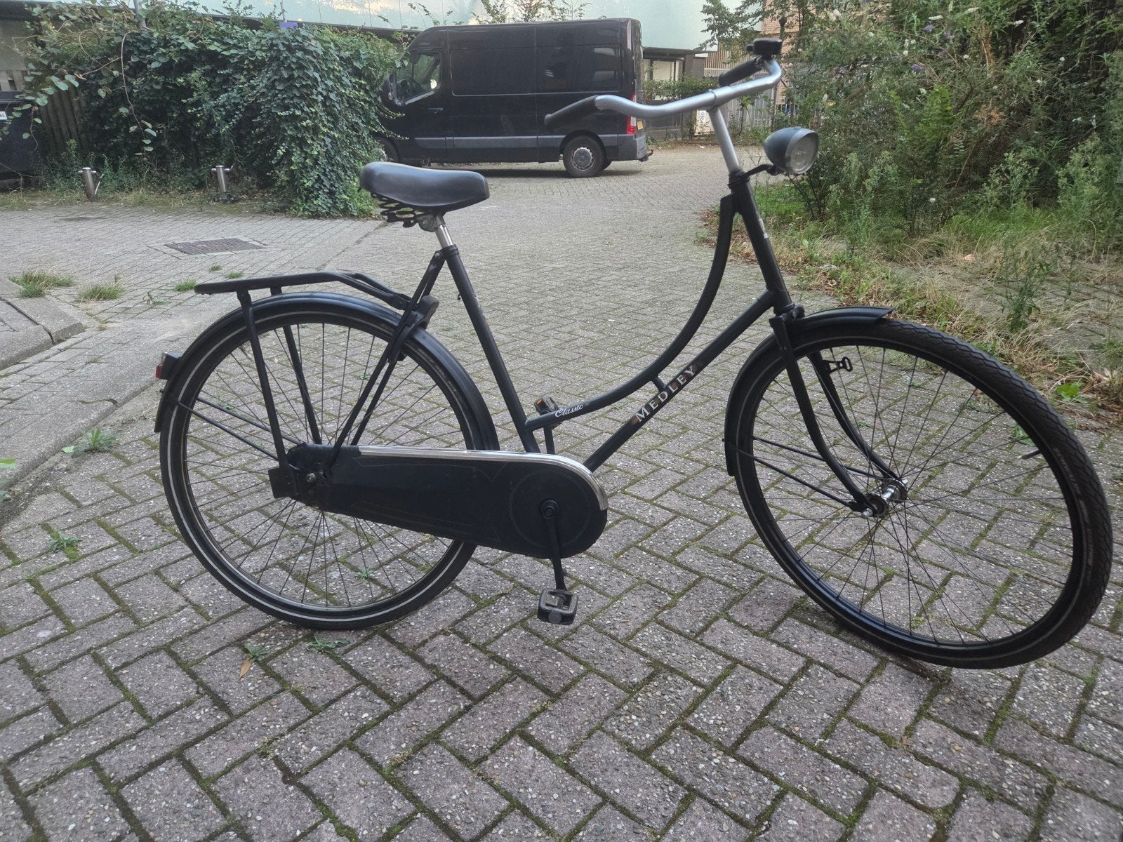 Stadsfiets / Omafiets 57 cm met terugtraprem, Ophalen, Terugtraprem, Gebruikt, 56 cm of meer