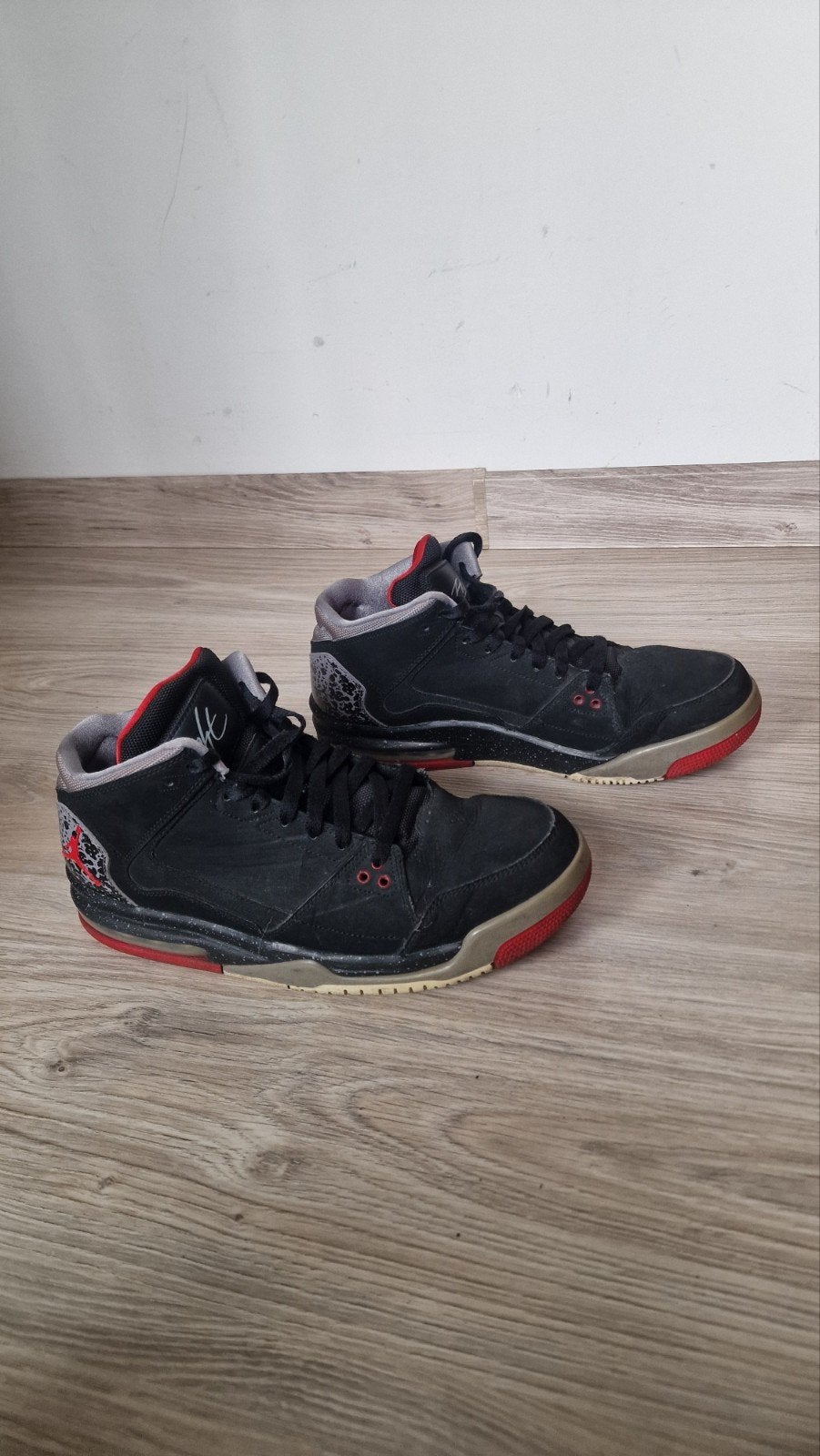 Jordan Flight Sneakers Maat 44 - Zeer Goede Staat, Zwart, Ophalen of Verzenden, Jordan, Sneakers of Gympen