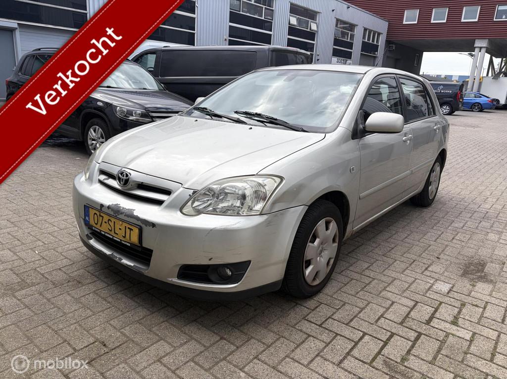 Toyota Corolla 1.6 VVT-i Terra/ EXPORT/AIRCO/CRUISE/TREKHAAK, Auto's, Voorwielaandrijving, Gebruikt, Zwart, 4 cilinders
