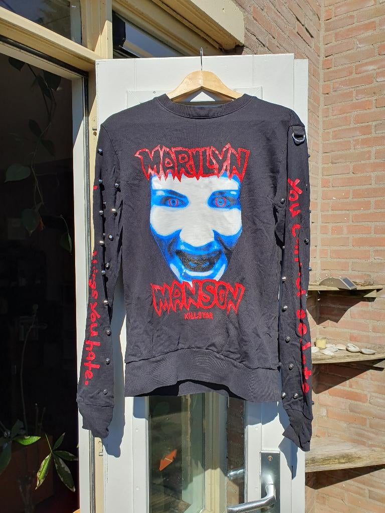 Killstar x Marilyn Manson sweater longsleeve, Ophalen of Verzenden, Zo goed als nieuw, Kleding