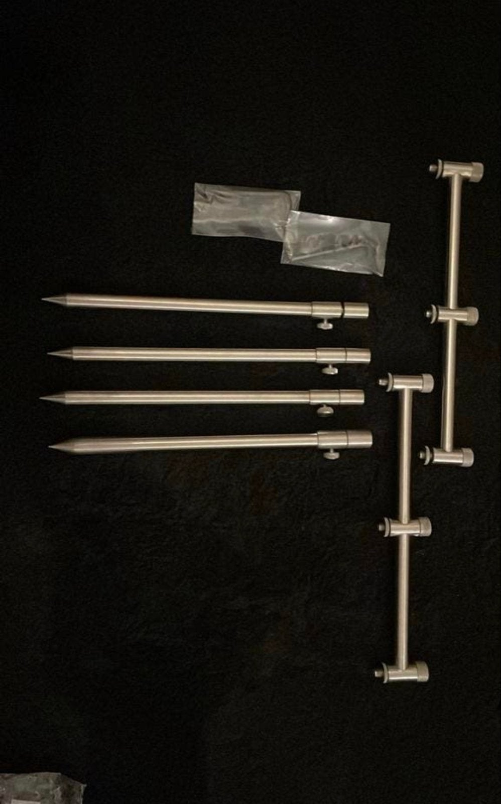 RVS 3-rod setup setje met 4 banksticks en 2 buzzbars, Ophalen of Verzenden, Gebruikt, Overige typen