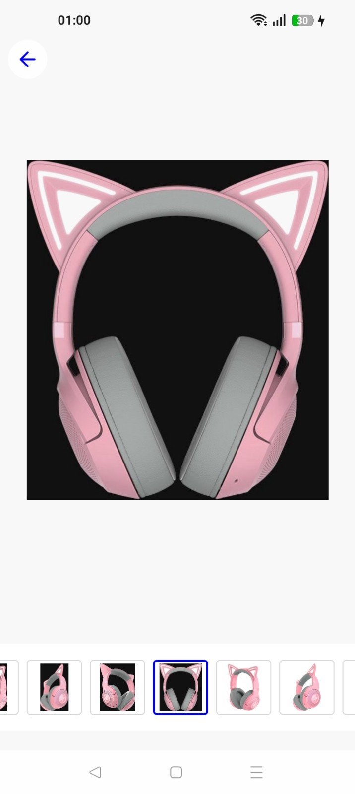 Razer Kraken Kitty V2 BT - Draadloze Gaming Headset Roze, Ophalen of Verzenden, Zo goed als nieuw, Draadloos, Razer