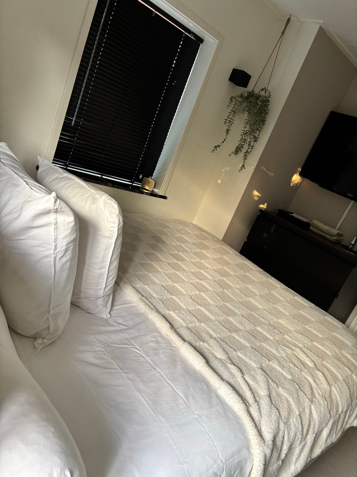 Ikea Boxspring 160x200 zandkleurig - Zo goed als nieuw, Beige, Tweepersoons, Ophalen of Verzenden, Zo goed als nieuw