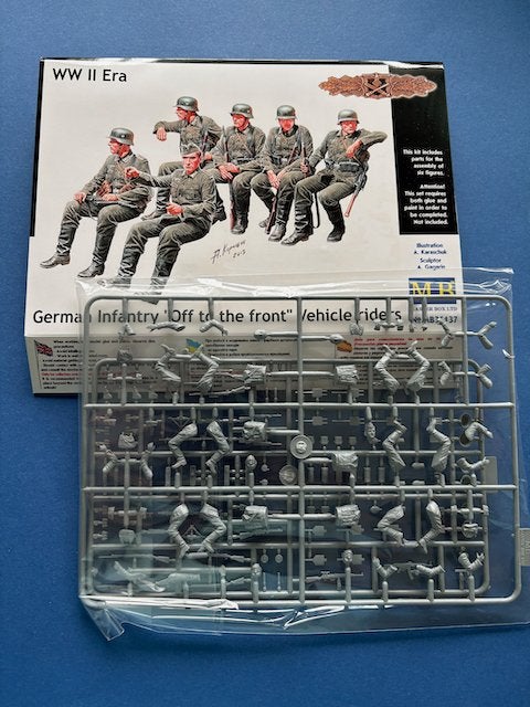 MasterBox	mb35137	German Infantry "Vehicle riders" 6x	1/35, Verzenden, Nieuw, 1:35 tot 1:50