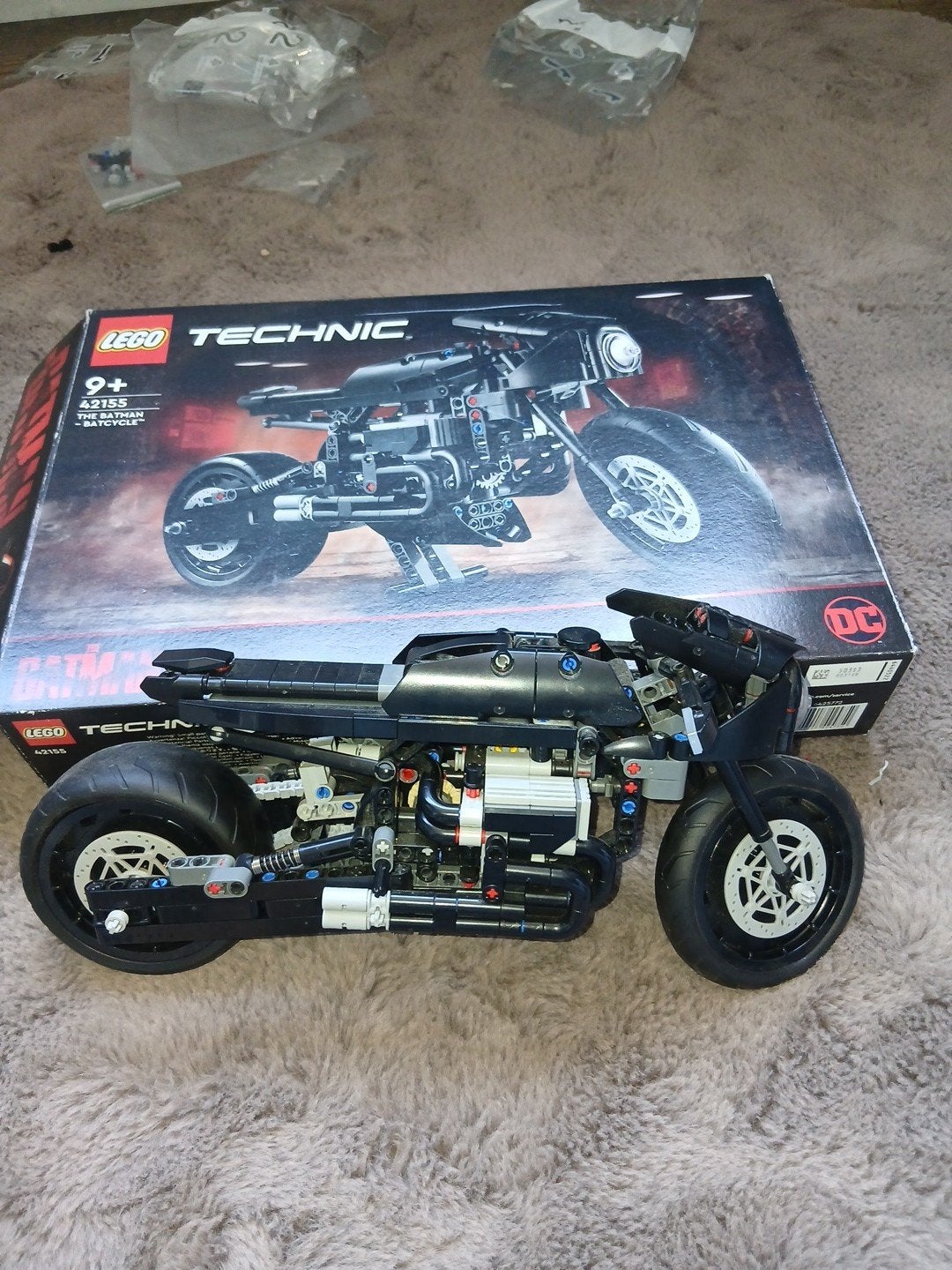 LEGO Technic 42155 The Batman - Batcycle, Ophalen, Zo goed als nieuw, Overige merken