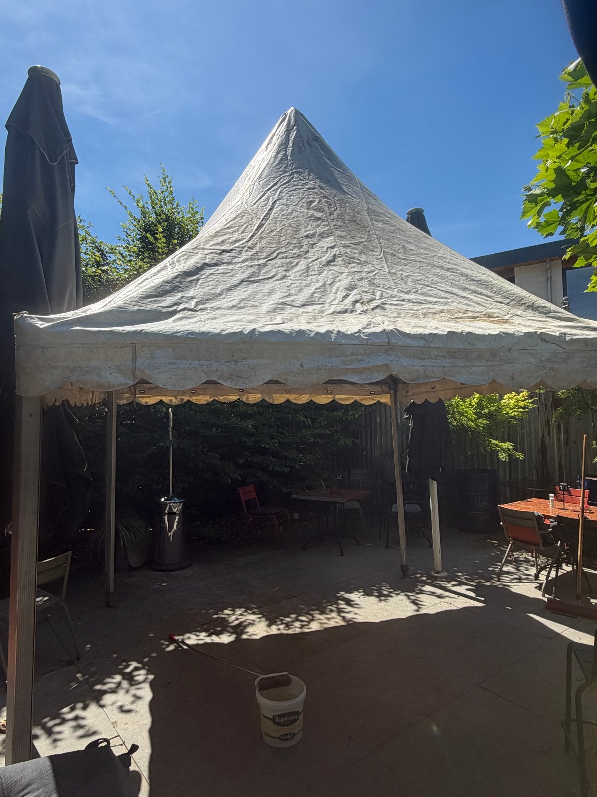 Pagodetent 3x3 meter - Ideaal voor feesten en evenementen, Gebruikt, Minder dan 4 meter, Pagodetent, 2 meter of meer