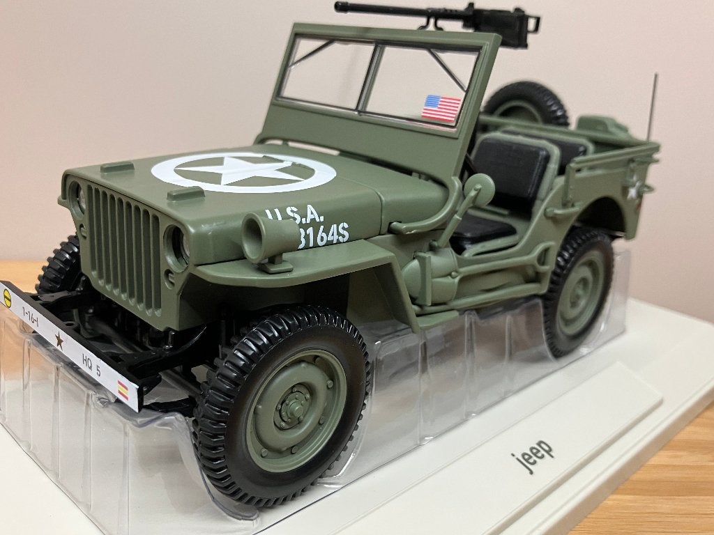 Jeep Willy's Army  "D-Day van 1944  green  1/18 Norev, Hobby en Vrije tijd, Modelauto's | 1:18, Ophalen of Verzenden, Nieuw, Auto