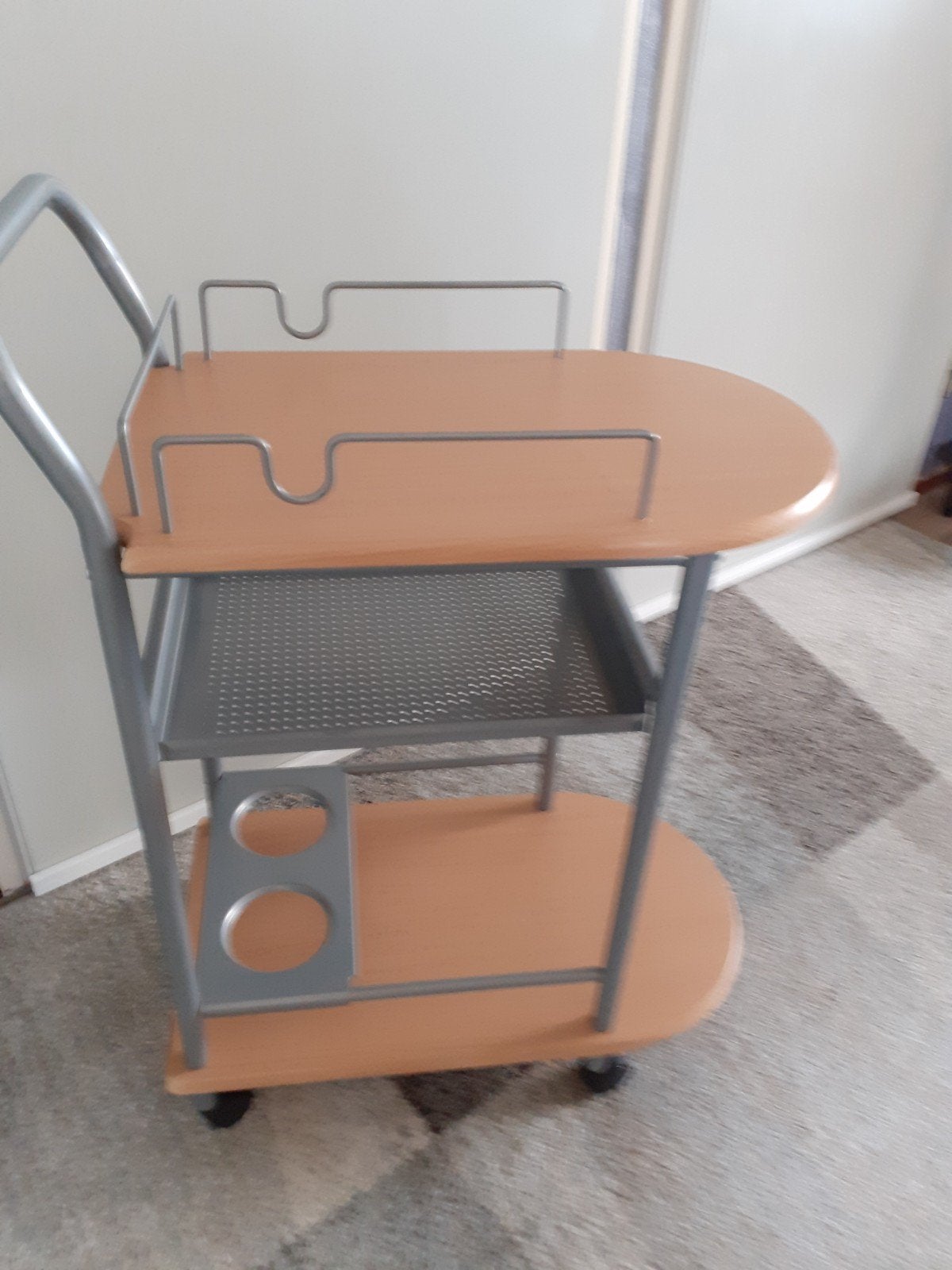 Praktische serveerwagen/trolley - H70 L70 B34 CM, Ophalen
