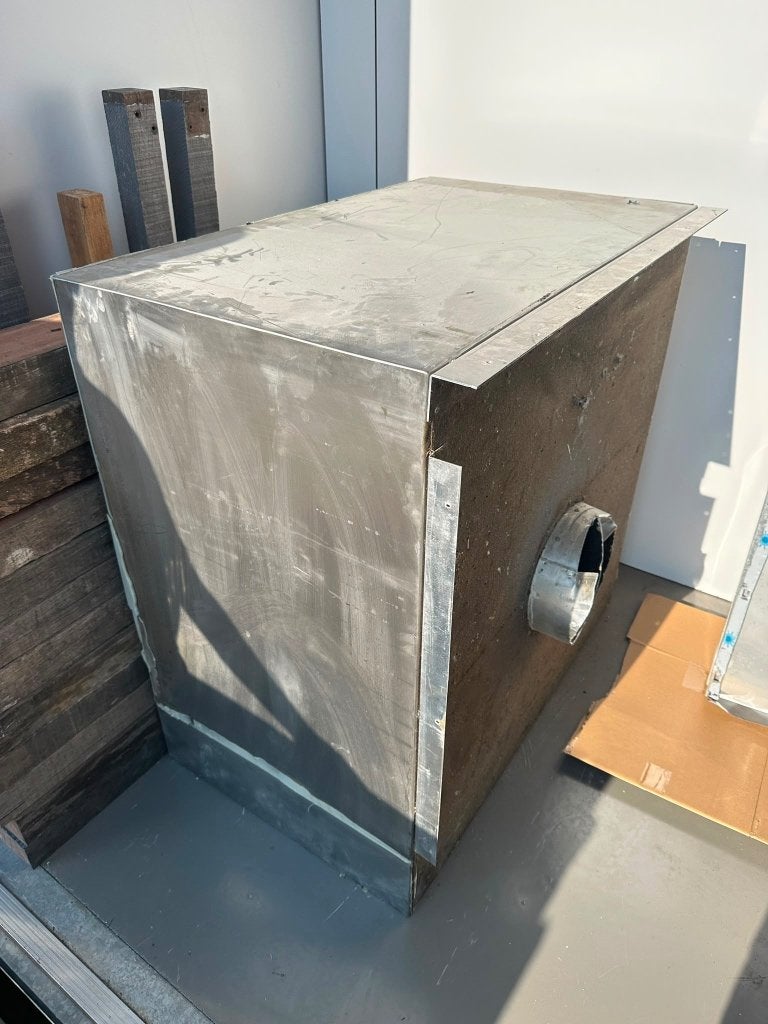 RVS Afzuigkap / Ventilatiebox voor Horeca Keuken, Ophalen, Gebruikt, Fornuis, Frituur en Grillen