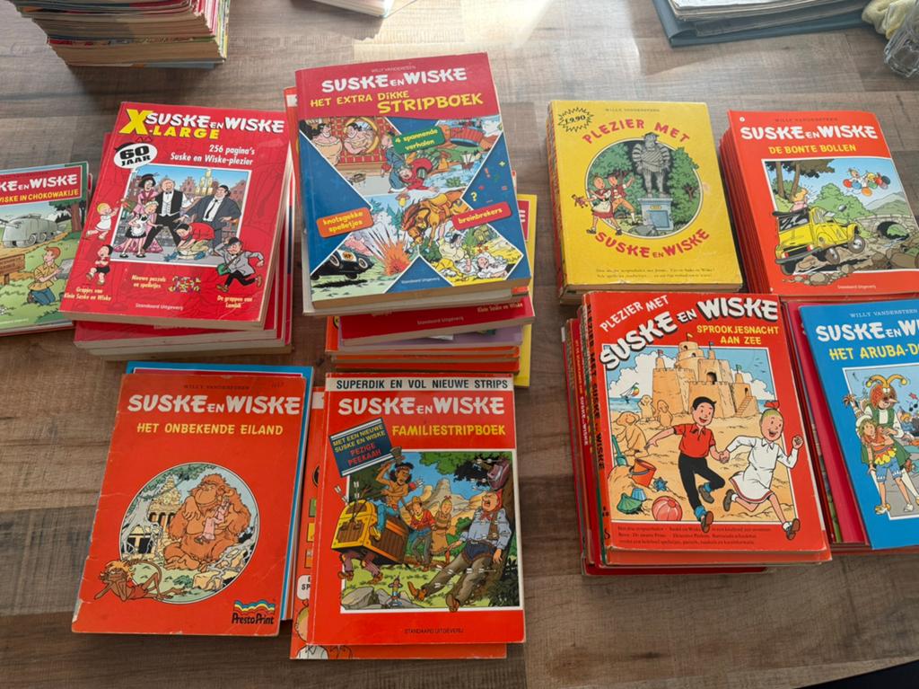 TEAB grote stapel (80) Suske & Wiske strips /specials, Meerdere comics, Ophalen, Gelezen, Europa