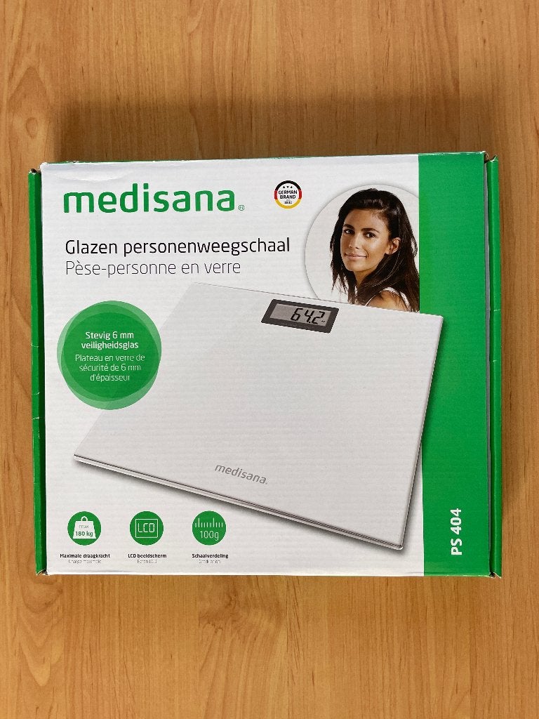 Medisana personenweegschaal PS 404 - NIEUW, 1 tot 500 gram, Nieuw, 100 kg of meer, Ophalen of Verzenden