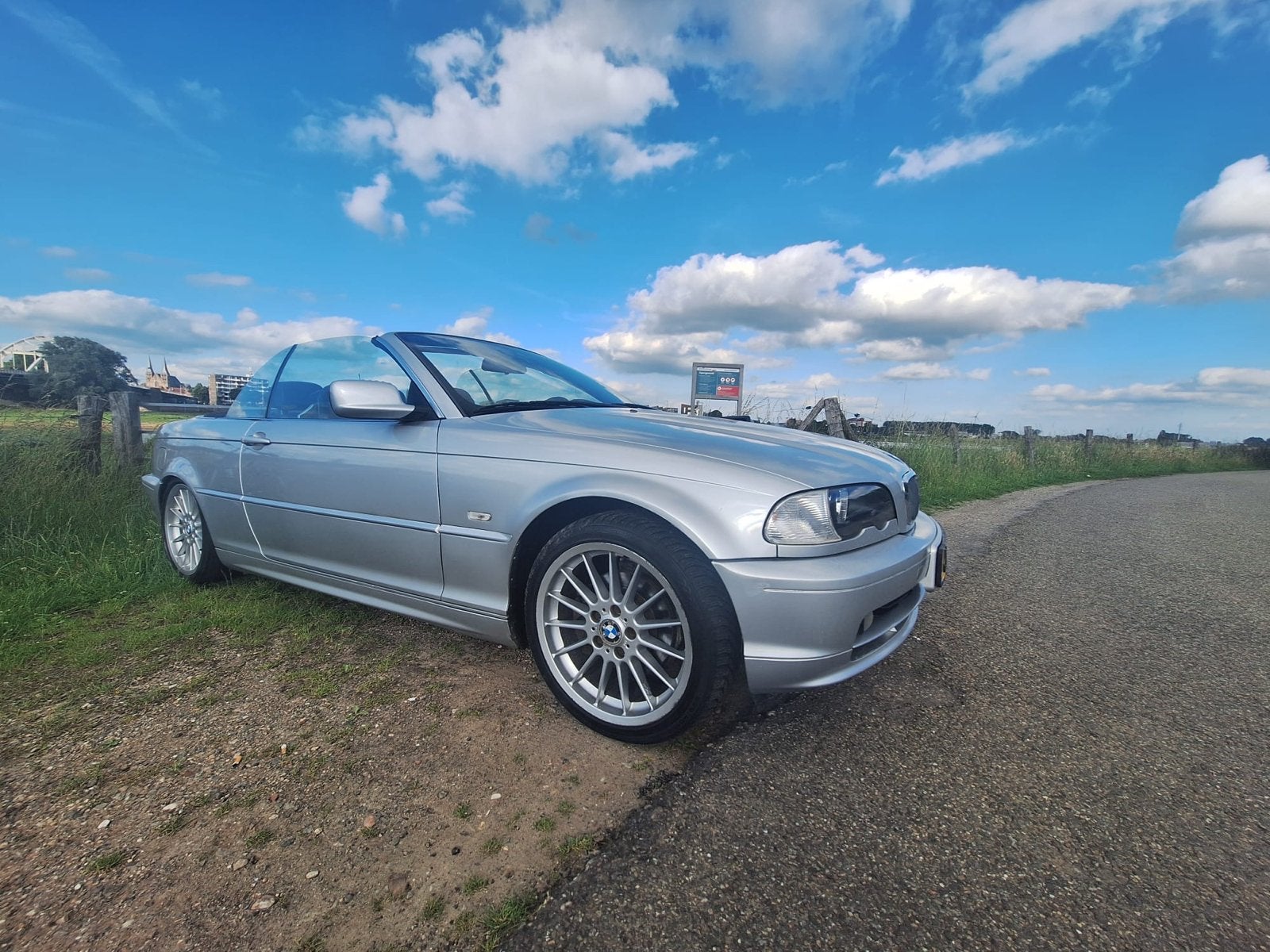 BMW 3-Serie 2.5 CI 323 Cabriolet Automaat Youngtimer, Auto's, BMW, Automaat, Achterwielaandrijving, Zwart, 2494 cc