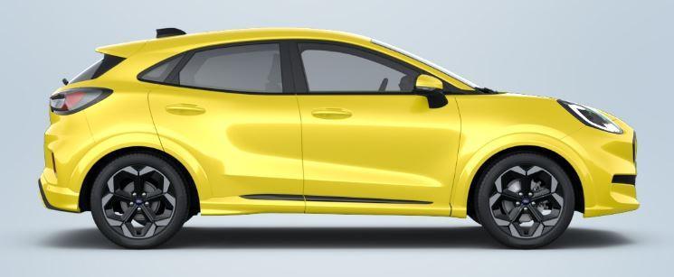 Ford Puma Gen-E Premium 44 kWh | €3.000,- Ford Voordeel! |, Puma, Leder en Stof, 44 kWh, Geel