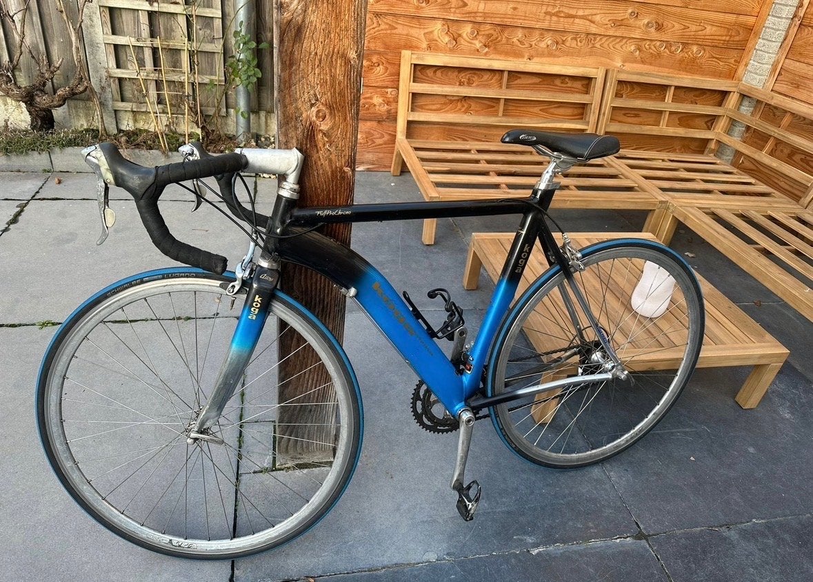 Koga Miyata FullProChrono Racefiets - Blauw/Zwart, Ophalen, 28 inch, Gebruikt, Aluminium