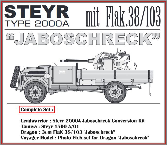 1:35 Steyr Jaboschreck conversie set, Overige merken, Verzenden, 1:32 tot 1:50, Nieuw