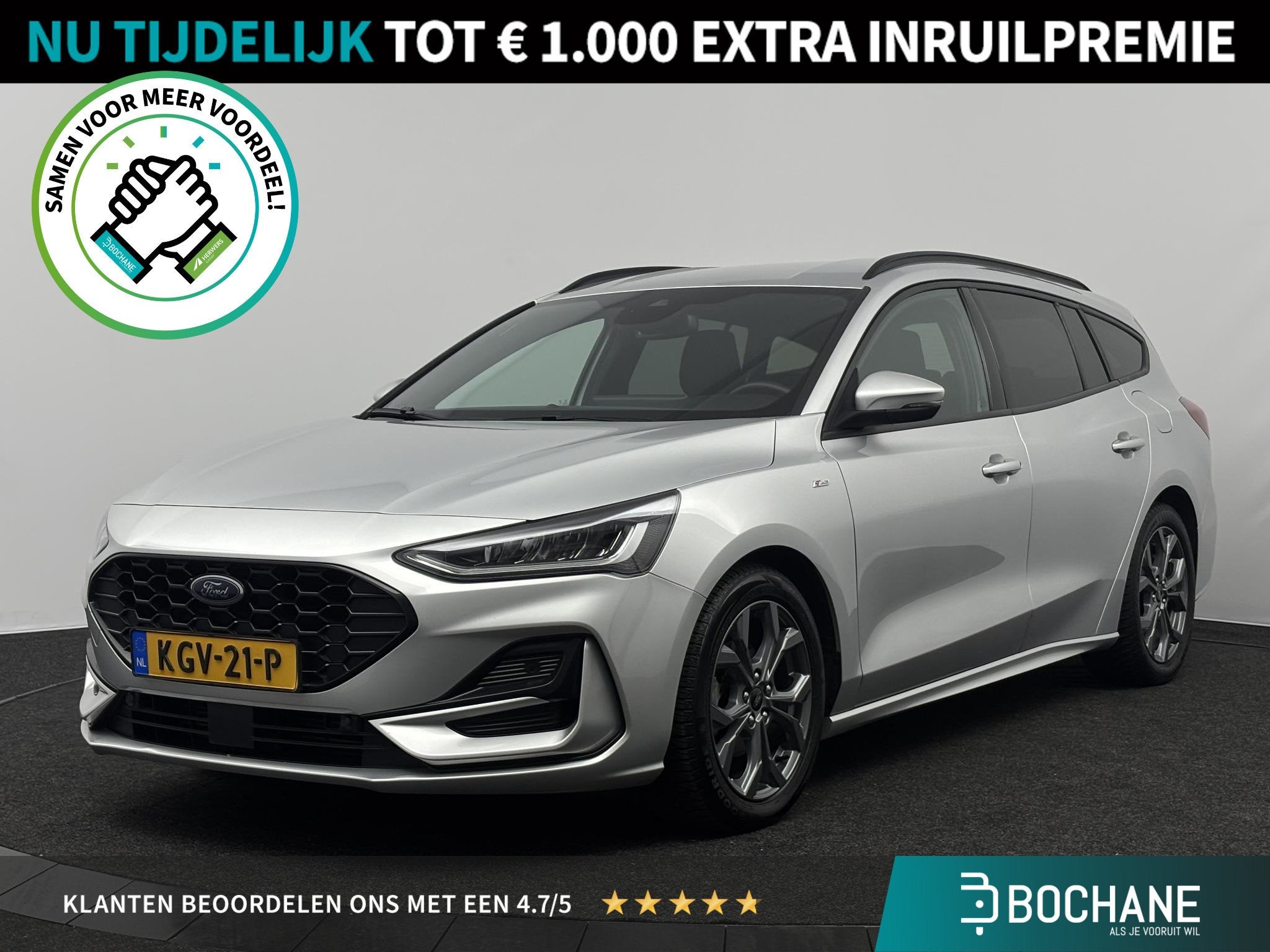 Ford Focus Wagon 1.0 125pk EcoBoost Hybrid ST Line | Winter