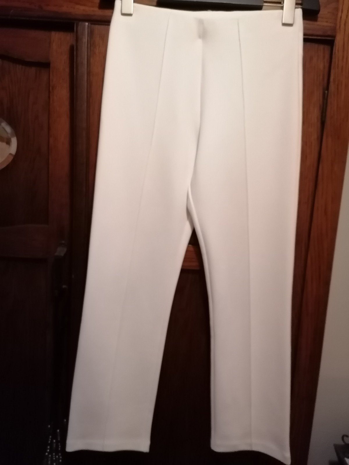 By Marlene Birger broek xs  taille 34 cm stretch, Verzenden, Wit, Zo goed als nieuw, Driekwart