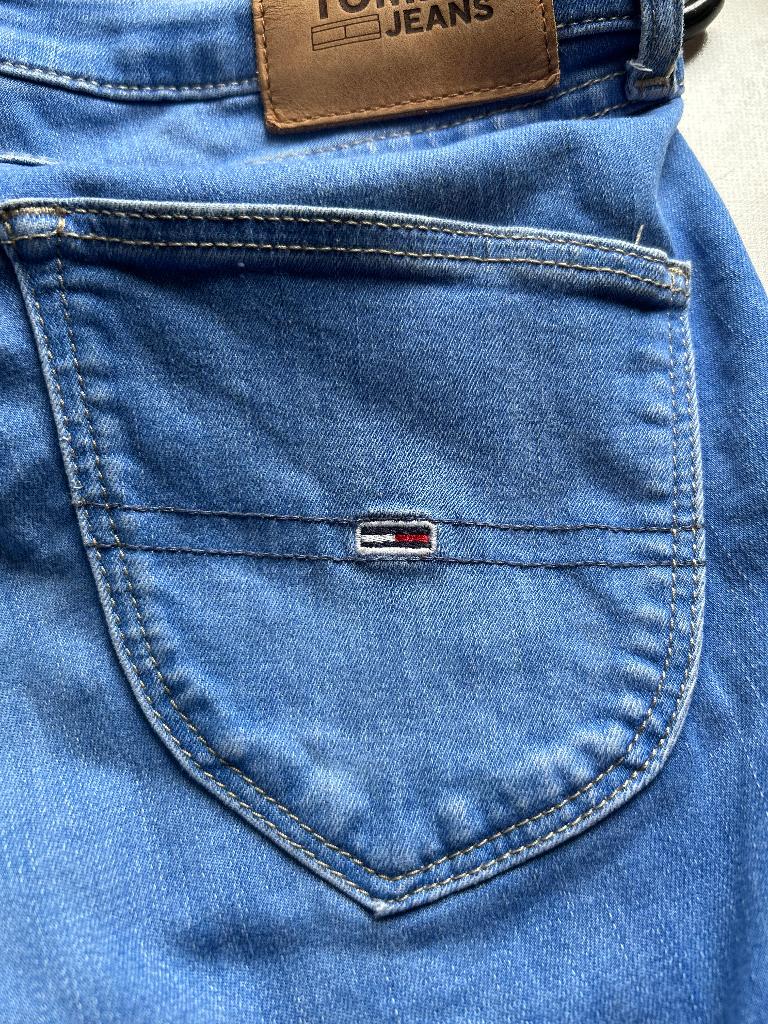 Tommy Hilfiger jeans, Ophalen, Kort, Blauw, Maat 36 (S)