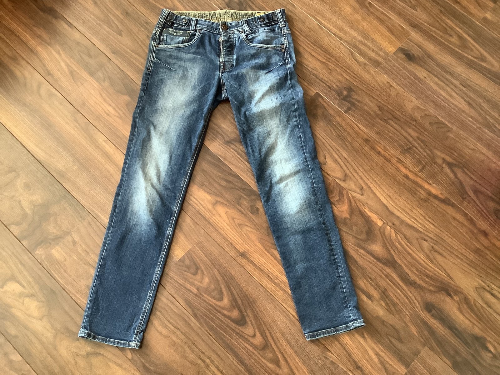 PME legend skyhawk maat 32-32 jeans spijkerbroek blauw izgst, Ophalen of Verzenden, Gedragen, Blauw, Overige jeansmaten