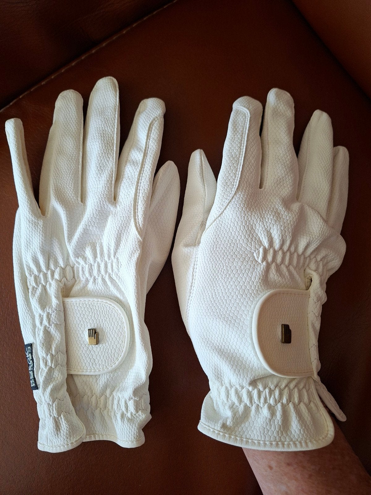 Roeckl grip handschoenen, maat 9.5, creme, Ophalen of Verzenden, Nieuw, Dressuur, Overige typen
