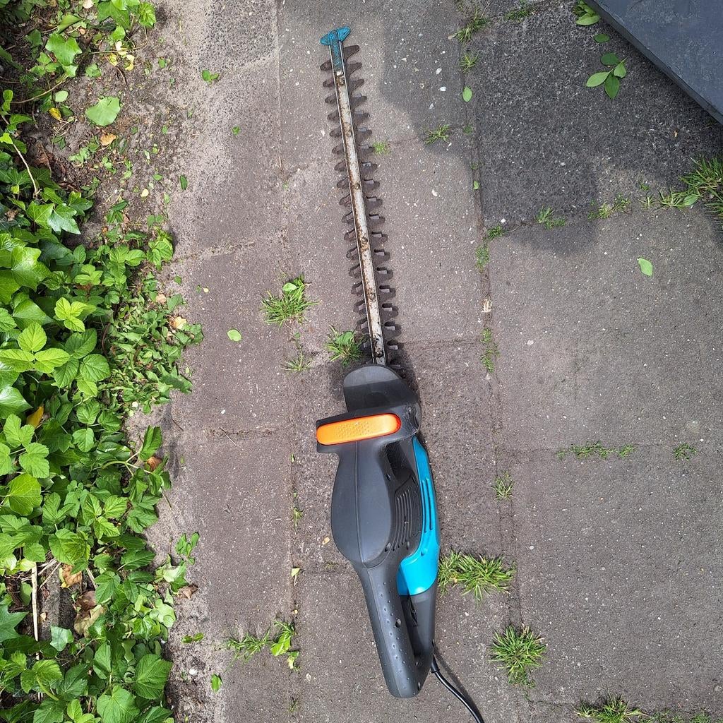Electrische heggenschaar gardena, Ophalen of Verzenden, Gebruikt, Elektrisch