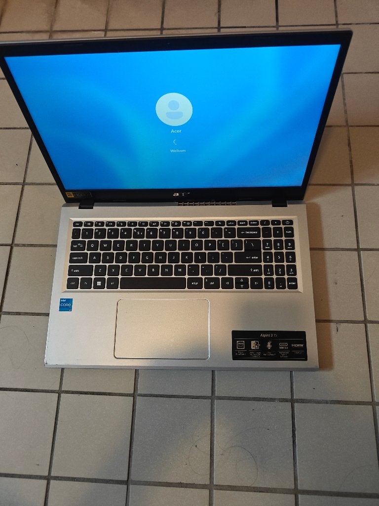 Acer 15.6 inch a315-510P-35P7 i3N305 ssd Win 11, Ophalen, Gebruikt, 2 tot 3 Ghz, SSD