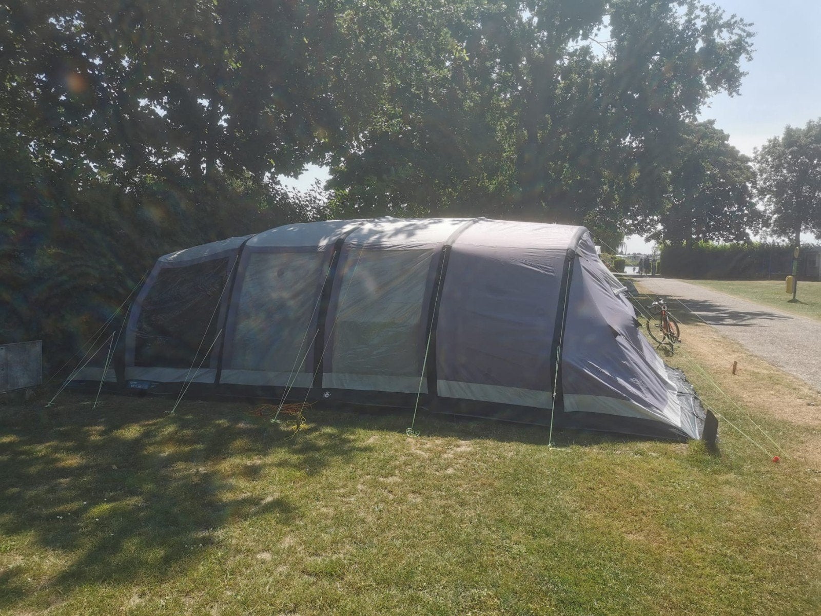 Kampa Hayling 6 Air - opblaastent, Caravans en Kamperen, Tenten, Ophalen, Gebruikt, Meer dan 6